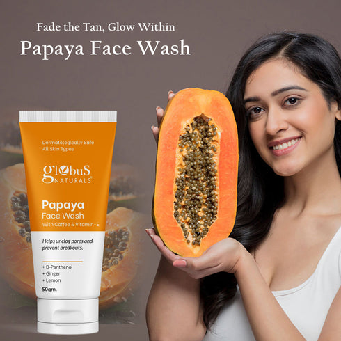 Globus Naturals Papaya Face Wash