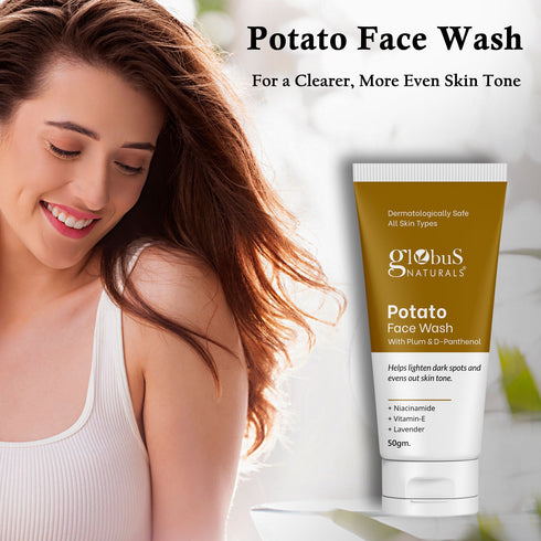Potato Face Wash with Plum & D-Panthenol