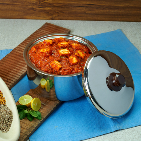 Vinod Stainless Steel Hot Pot 1000 ml with Insulated Body Highest Grade Stainless Steel Mirror Finish Rust Free and Dishwasher Safe