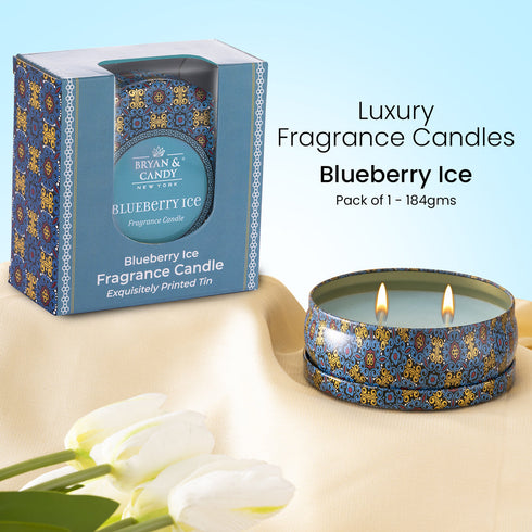 Bryan & Candy Blueberry Ice Aromatherapy Candles
