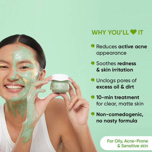 Dot and key Cica & Salicylic French Green Clay Face Mask