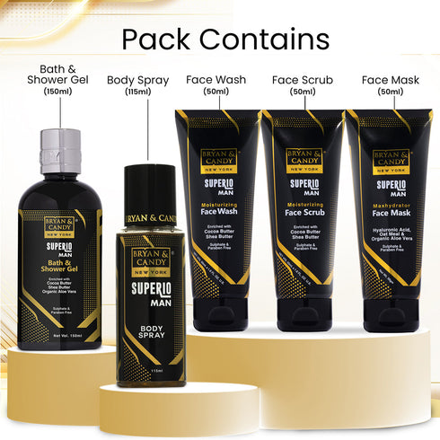 Bryan & Candy Superio Complete Face & Body Care Kit Pack Of 5