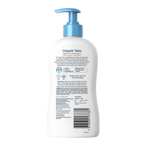 Cetaphil Calendula Wash & Shampoo 400ml