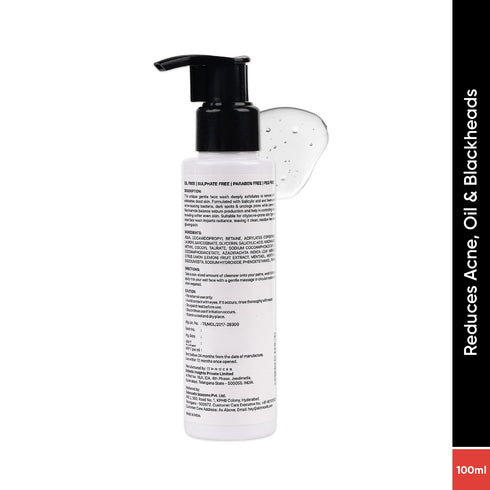 Underated Purifying and Acne Free Gel Face Wash