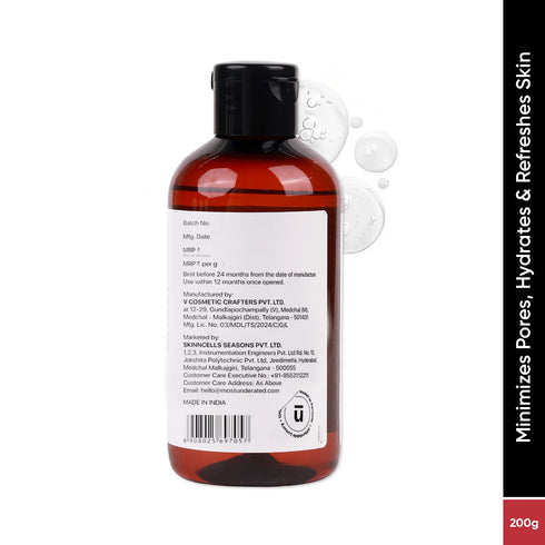 Underated 3% Niacinamide + 1% Hyaluronic Acid Pore Minimizing Toner