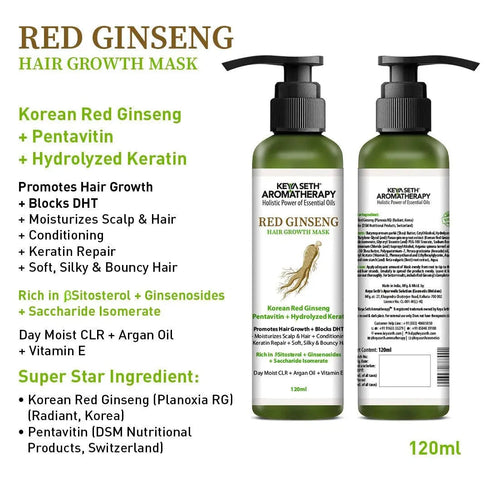 Keya Seth Aromatherapy Korean Red Ginseng Hair Growth Mask