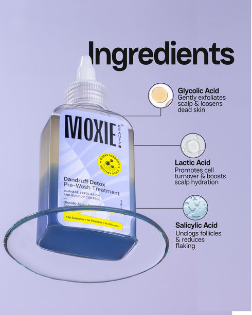 Moxie Beauty Dandruff Detox Pre-Wash Treatment