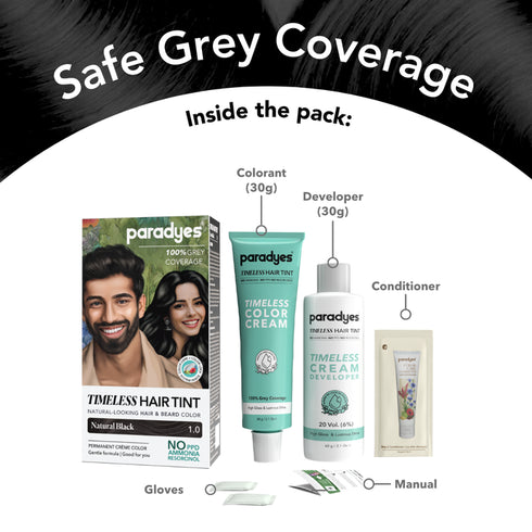 Paradyes Mini Natural Black Timeless Hair Tint