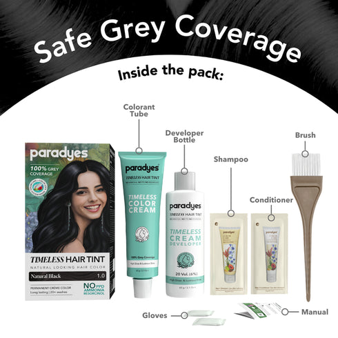 Paradyes Natural Black Timeless Hair Tint