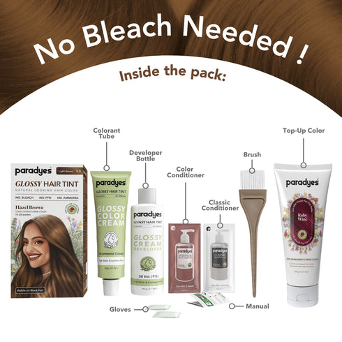 Paradyes No Bleach Hazel Wine Combo