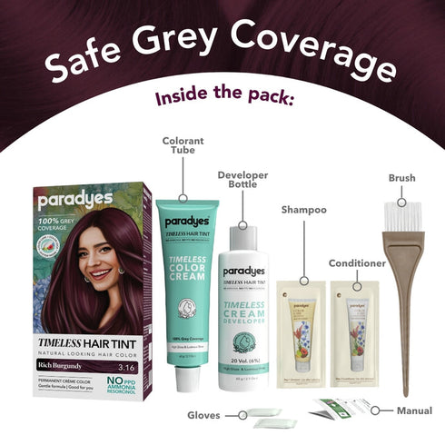 Paradyes Rich Burgundy Timeless Hair Tint