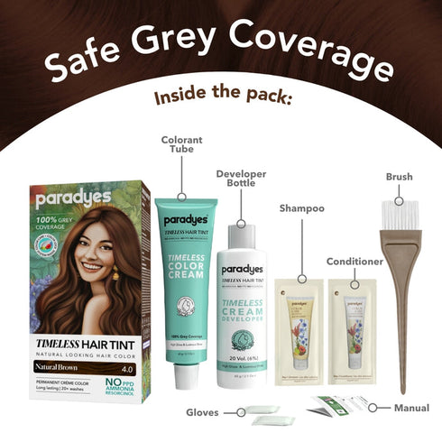 Paradyes Natural Brown Timeless Hair Tint
