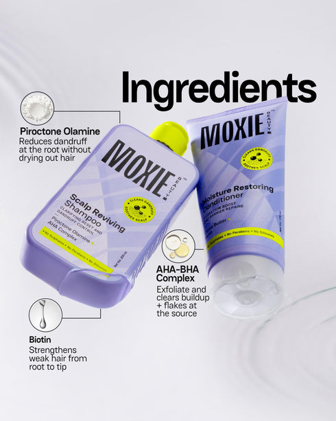 Moxie Beauty ScalpSOS Wash Duo (Shampoo + Conditioner)