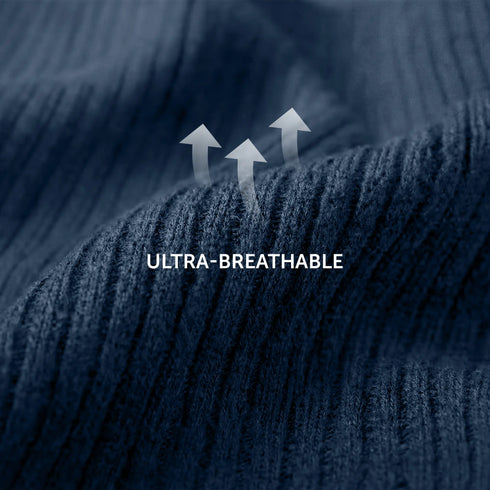 XYXX Crew-Length Socks - Midnight Blue
