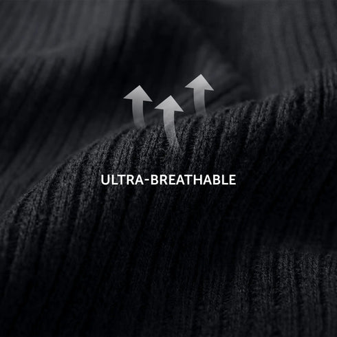 XYXX Crew-Length Socks - Pitch Black