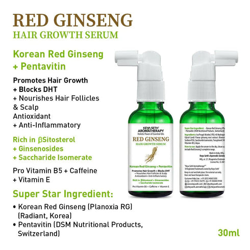 Keya Seth Aromatherapy Korean Red Ginseng Hair Growth Serum