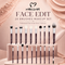 MAKEZMIA Face Edit 20 Brushes Makeup Set