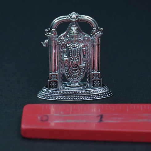 Pure Silver Antique Spl Big Venkateswara Swamy 20.45g By Mahita Collections