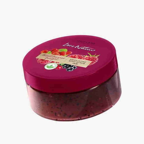 Oriflame Love Nature Forest Berries Delight Exfoliating Body Scrub Jam