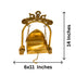 Traditional Brass Peacock Jhula 1050g Set of 1