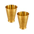 Pure Brass Handcrafted Lassi Glass | Pack of 2