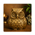 Brass Owl Ullu Statue 520g