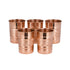 Heavy Copper Water JUG with 5 Glass