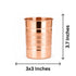 Heavy Copper Water JUG with 5 Glass