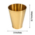 Pure Brass Plain Lassi Glass | Pack of 1