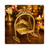 Decorative Brass Peacock Jhula 344g Set of 1