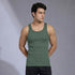XYXX Nova Round Neck Racer Back Vest Olive Green