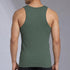 XYXX Nova Round Neck Racer Back Vest Olive Green