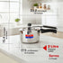 Prestige Nakshatra Essential Svachh Stainless Steel Pressure Cooker 2.0 L