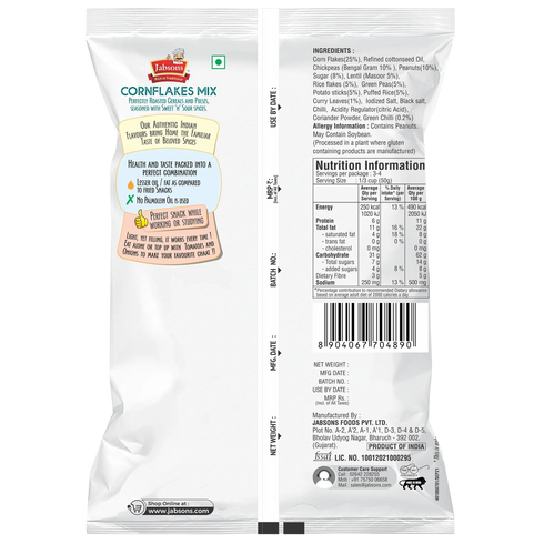 Jabsons Foods Cornflakes Mix Roasted Namkeen