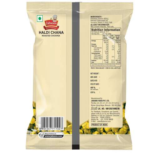 Jabsons Foods Haldi Roasted Chana