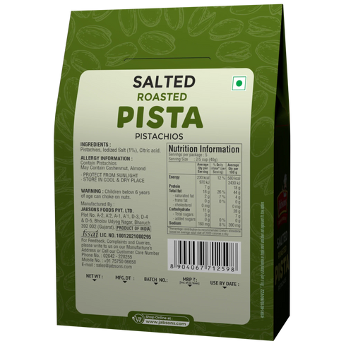 Jabsons Foods Salted Pistachio