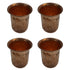 Brass Embossed Glass Set of 4 76g Pack of 4