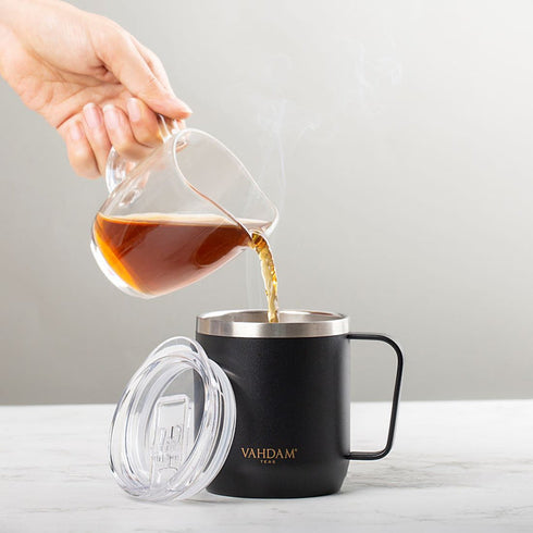 Vahdam Tea Drift Mug Insulated Black