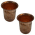 Brass Embossed Glass Tumbler Set of 2 76g Pack of 2