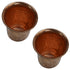 Brass Embossed Glass Tumbler Set of 2 76g Pack of 2