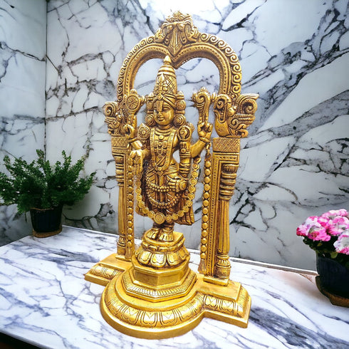 Tamas Brass Tirupati Bala Ji Statue