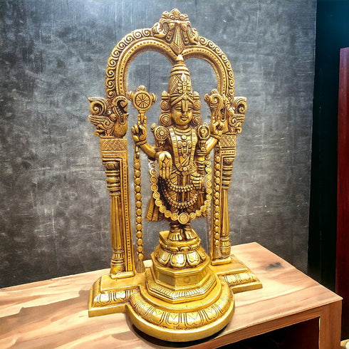 Tamas Brass Tirupati Bala Ji Statue