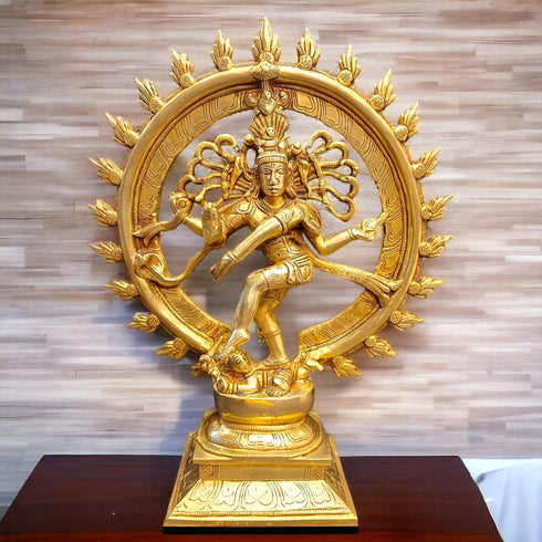Tamas Brass Nataraja Reverence and Harmony Statue/Idol