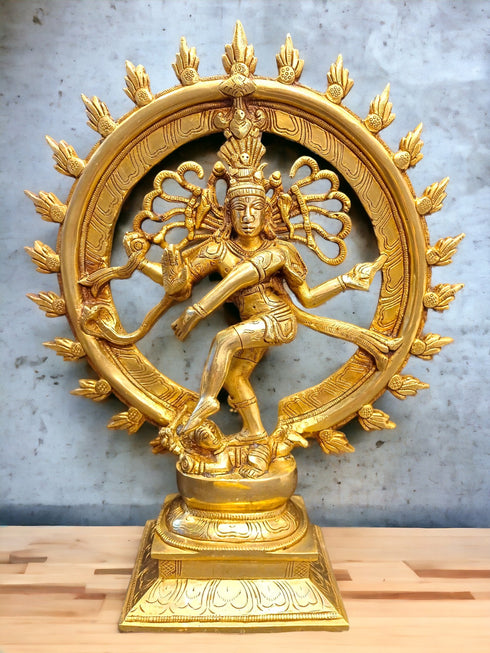 Tamas Brass Nataraja Reverence and Harmony Statue/Idol