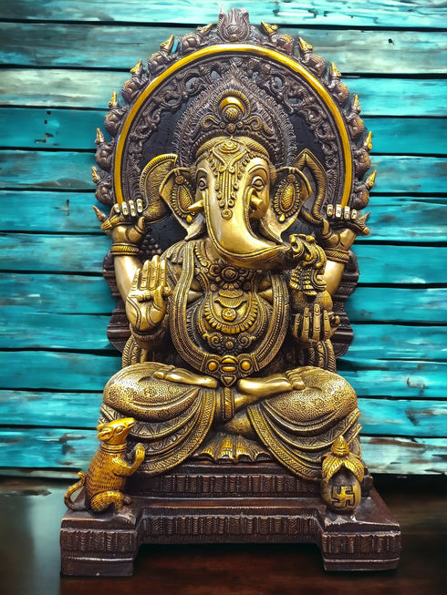 Tamas Brass Lord Ganesha Idol
