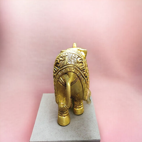 Tamas Brass Well Designed Elephant Statue/Idol