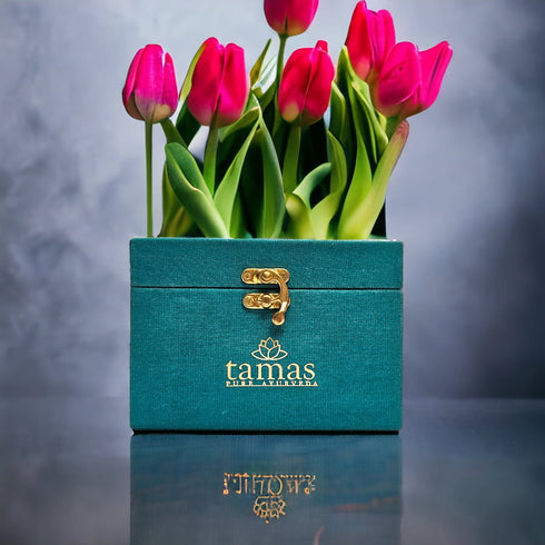 Tamas Brass Lord Ganesh Lakshmi Statue | Free Premium Gift Box