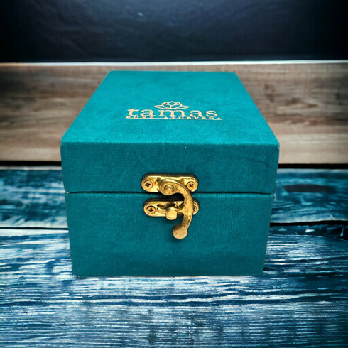 Tamas Brass Mini Saraswati Maa Idol| Free Luxury Gift Box