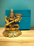 Tamas Brass Mini Saraswati Maa Idol| Free Luxury Gift Box