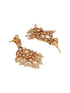 Gold Plated Kemp Stones Pearl beaded Chandbali Pendant Style Choker Jewellery Set